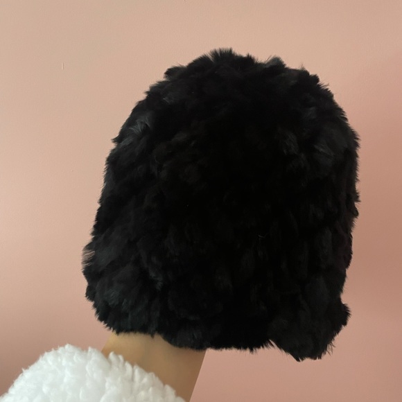 100% Real Rabbit Fur Hat - Picture 1 of 11